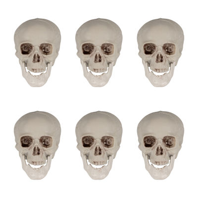 Northlight Skeleton Skulls 6-pc. Halloween Tabletop Decor