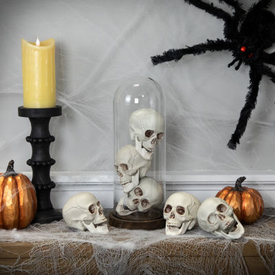 Northlight Skeleton Skulls 6-pc. Halloween Tabletop Decor