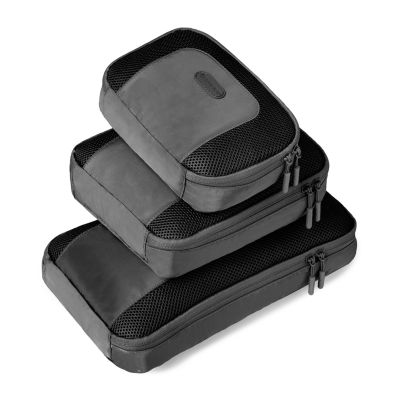 Travelon Pi Never Lost Set Of 3 Packing Cubes