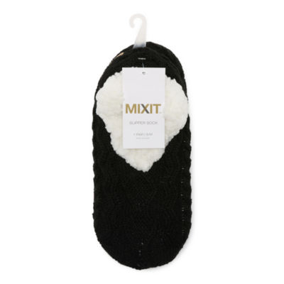 Mixit Womens 1 Pair Slipper Socks