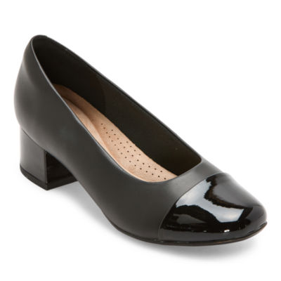 Clarks Womens Marilyn Sara Block Heel Pumps