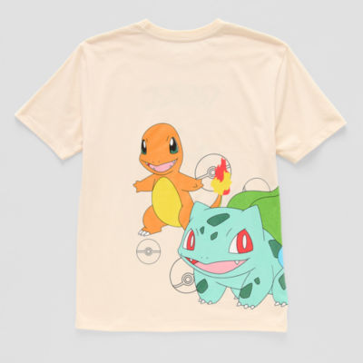 Little & Big Boys Crew Neck Short Sleeve Pokeman Graphic T-Shirt