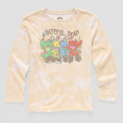 Little & Big Boys Grateful Dead Crew Neck Long Sleeve Graphic T-Shirt