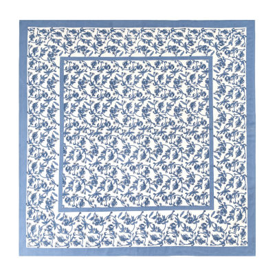 Couleur Nature Granada Cornflower Blue Tablecloth