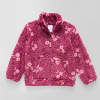 Okie Dokie Girls Fleece Midweight Sherpa Jacket