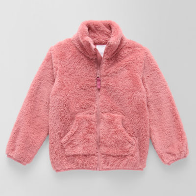 Okie Dokie Girls Fleece Midweight Sherpa Jacket