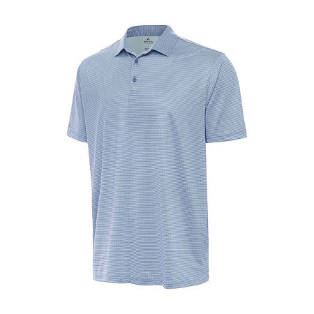 Antigua Rings Mens Regular Fit Short Sleeve Polo Shirt, Xx-large, Blue