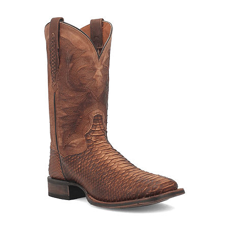 Dan Post Mens Ka Flat Heel Cowboy Boots, 8 Medium, Brown