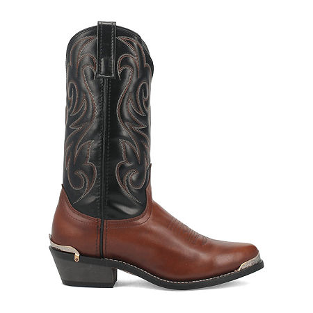 Laredo Mens Nashville Block Heel Cowboy Boots, 13 Medium, Brown