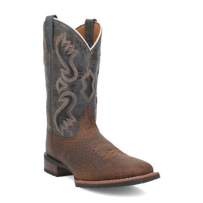 Laredo Mens Smoke Creek Flat Heel Cowboy Boots