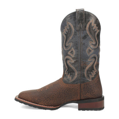 Laredo Mens Smoke Creek Flat Heel Cowboy Boots