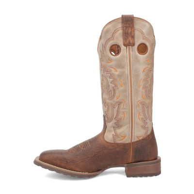 Laredo Mens Peete Flat Heel Cowboy Boots