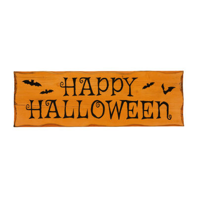 Northlight 24in Wooden Happy Halloween Wall Sign