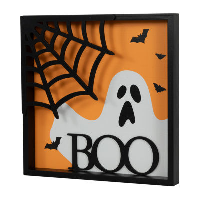 Northlight 9.75in Framed 3d Boo Wall Sign