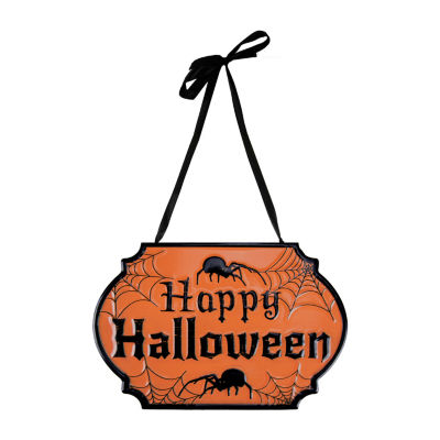 Northlight 10in Cauldron Pot Happy Halloween Wall Sign