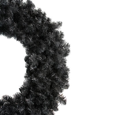 Northlight 36in Black Colorado Spruce Wreath