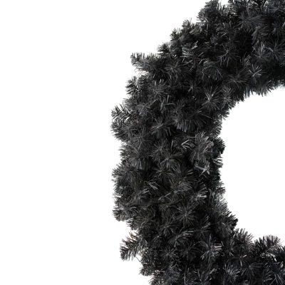 Northlight 36in Black Colorado Spruce Wreath