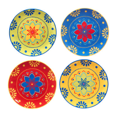 Certified International Spice Love 4-pc. Earthenware Salad Plate