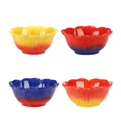 Certified International Poppy 4-pc. Earthenware Ice Cream Bowl