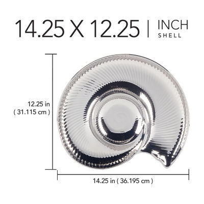 Certified International Silver Coast Porcelain Chip & Dip Set