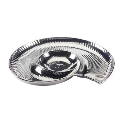 Certified International Silver Coast Porcelain Chip & Dip Set