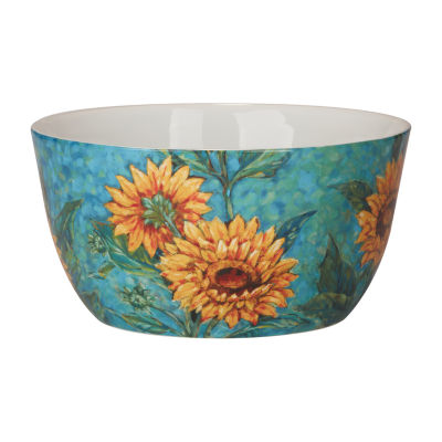 Certified International Golden Sunflowers Serving Bowl