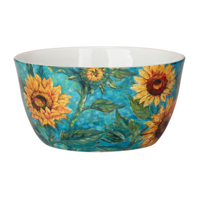 Certified International Golden Sunflowers Serving Bowl