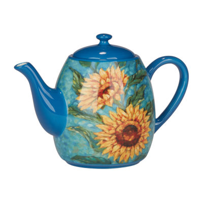 Certified International Golden Sunflowers Teapot