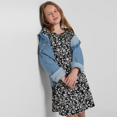 Thereabouts Little & Big Girls Long Sleeve A-Line Dress