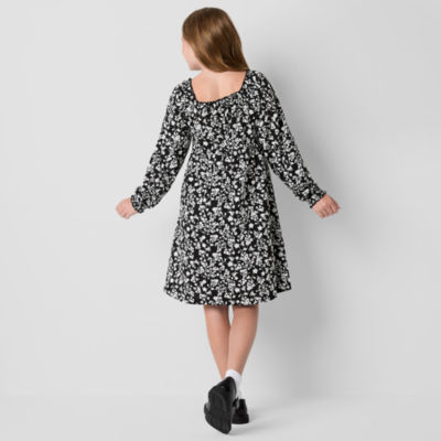 Thereabouts Little & Big Girls Long Sleeve A-Line Dress