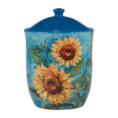 Certified International Golden Sunflowers 3-pc. Canister