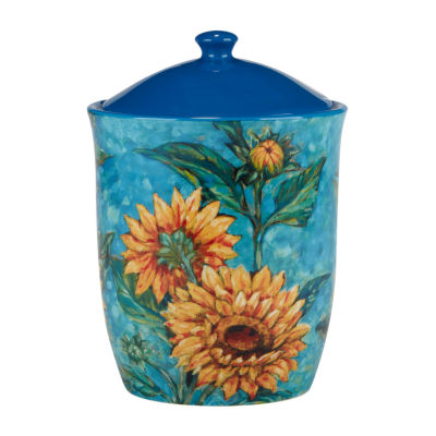 Certified International Golden Sunflowers 3-pc. Canister