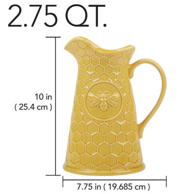 Certified International French Bees Serving Pitcher