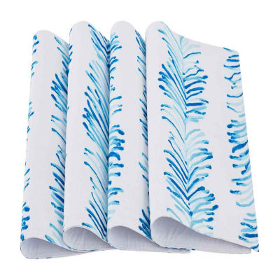 IZOD Seagrass Stripe 4-pc. Placemats