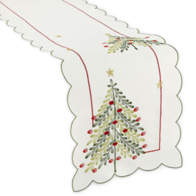 Homewear Caroline Christmas Embroidered Table Runners