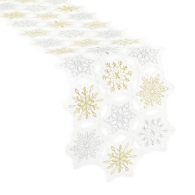 Homewear Snowflake Cutwork Table Runners