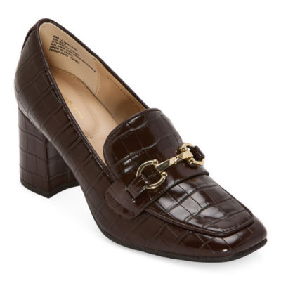 Liz Claiborne Mallard Womens Square Closed Toe Loafers