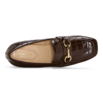 Liz Claiborne Mallard Womens Square Closed Toe Loafers