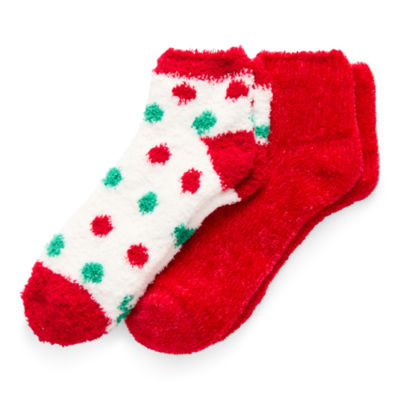 Mixit Cozy Womens 2 Pair Low Cut Socks