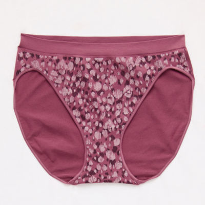 Ambrielle Womens Seamless High Cut Panty