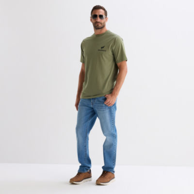 Buckhorn River Mens Crew Neck Short Sleeve Regular Fit Graphic T-Shirt