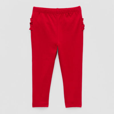 Okie Dokie Rib Baby Girls Skinny Full Length Leggings