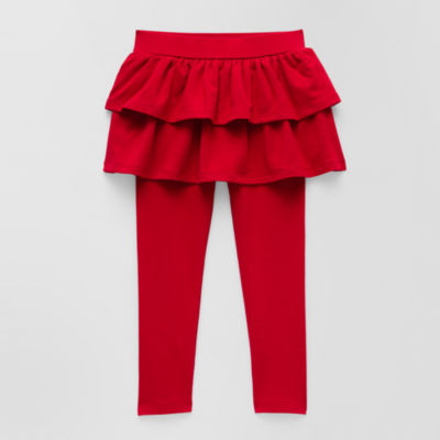 Okie Dokie Toddler & Little Girls Knit Full Length Leggings