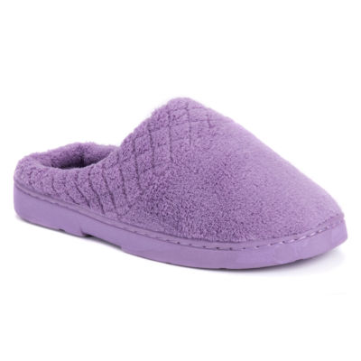 Muk Luks Womens Micro Chenille Clog Slippers