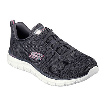 Skechers Track Daytime Dreamer Womens Walking Color: Charcoal Pink - JCPenney
