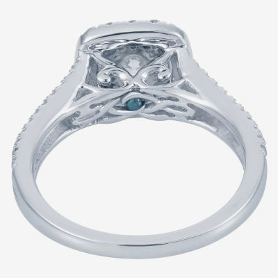 Modern Bride® Signature 1 CT.T.W. Natural Diamond 14K White Gold Bridal Ring Set