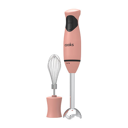 Cooks Immersion Blender With Whisk, One Size, Pink