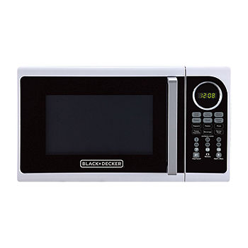 Black Decker, 0.9 cuft Over The Counter Microwave in Stainless