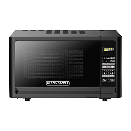 Black+Decker 1.1 Cu Ft Counter Microwave, One Size, Black