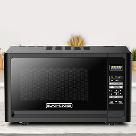 Black+Decker 1.1 Cu Ft Counter Microwave, One Size, Black